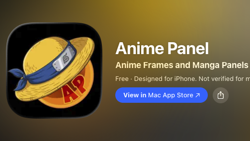 Anime Panel React screenshot